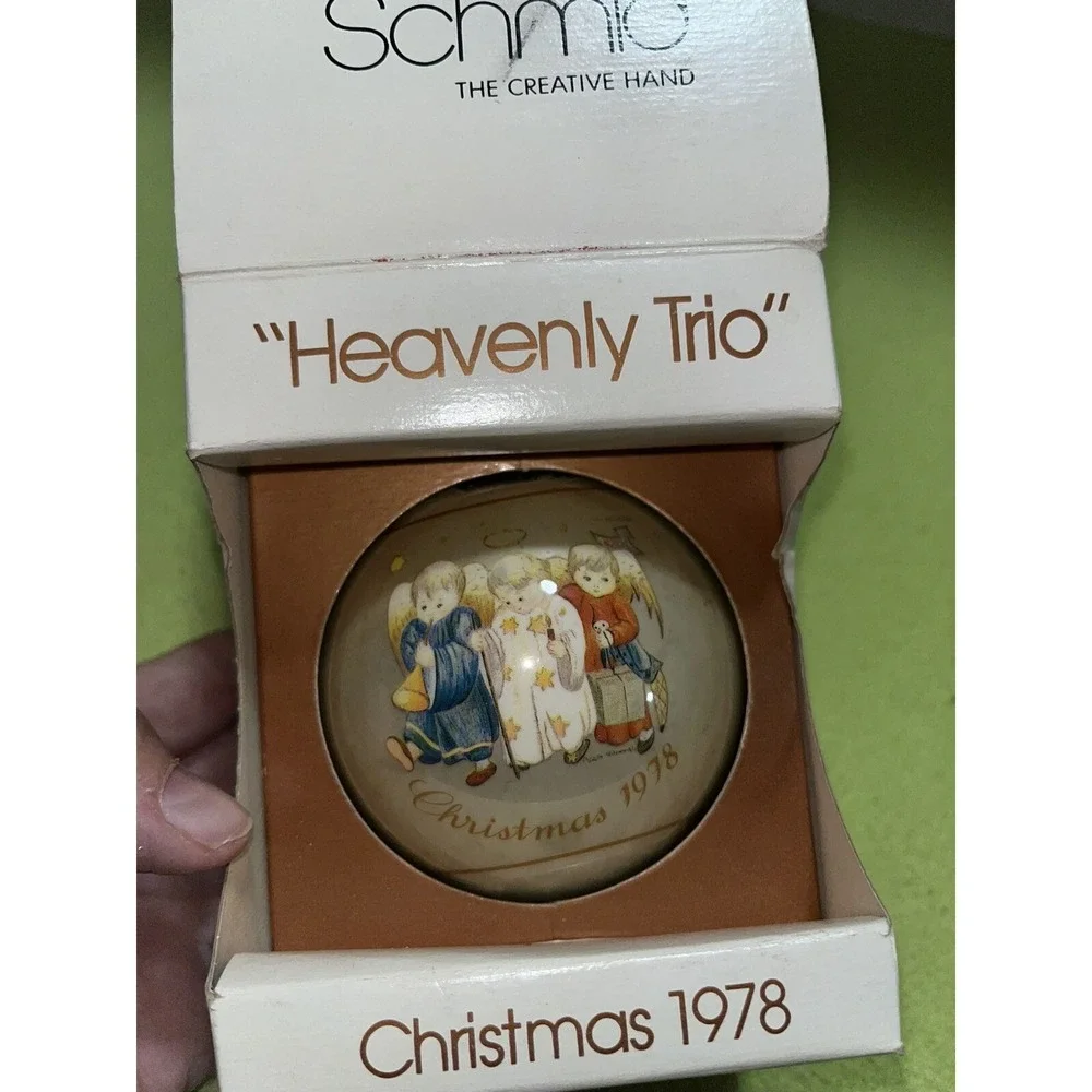 Heavenly Trio Sister Berta Hummel 1978 Christmas Ornament Schmid‎ Bros. w/ Box